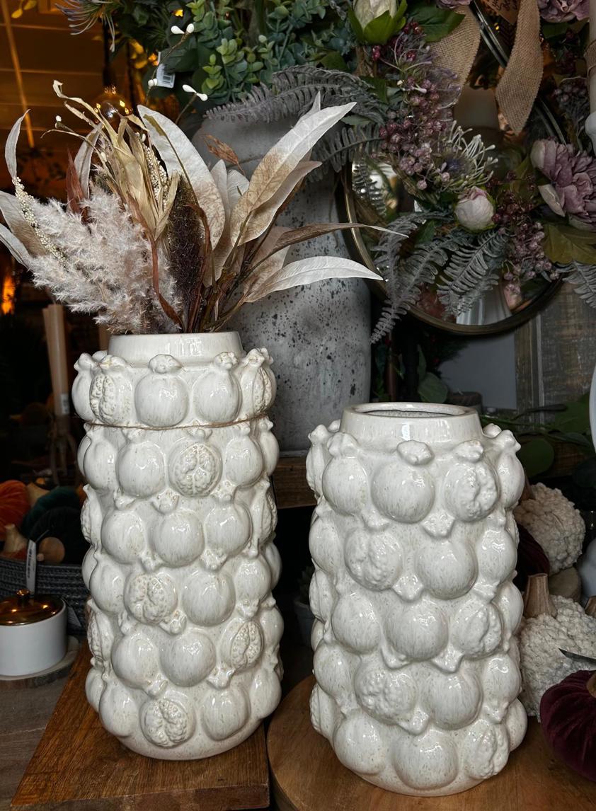 Embossed Pomegranate Vase