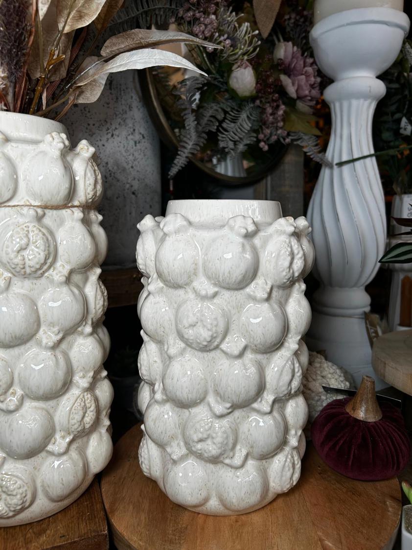 Embossed Pomegranate Vase