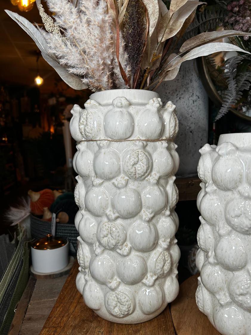 Embossed Pomegranate Vase