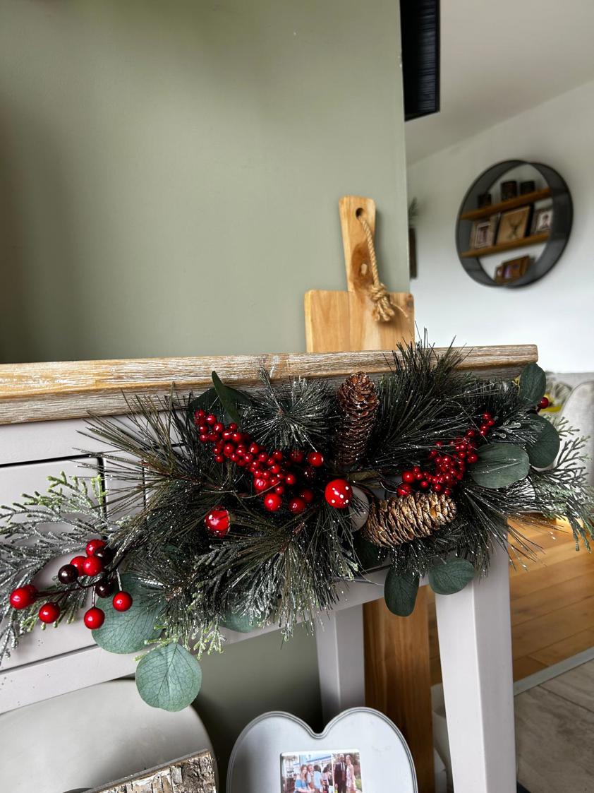Pine & Berry Christmas Branch
