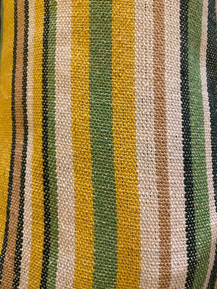 Yellow and Green Colourful Striped Hammock