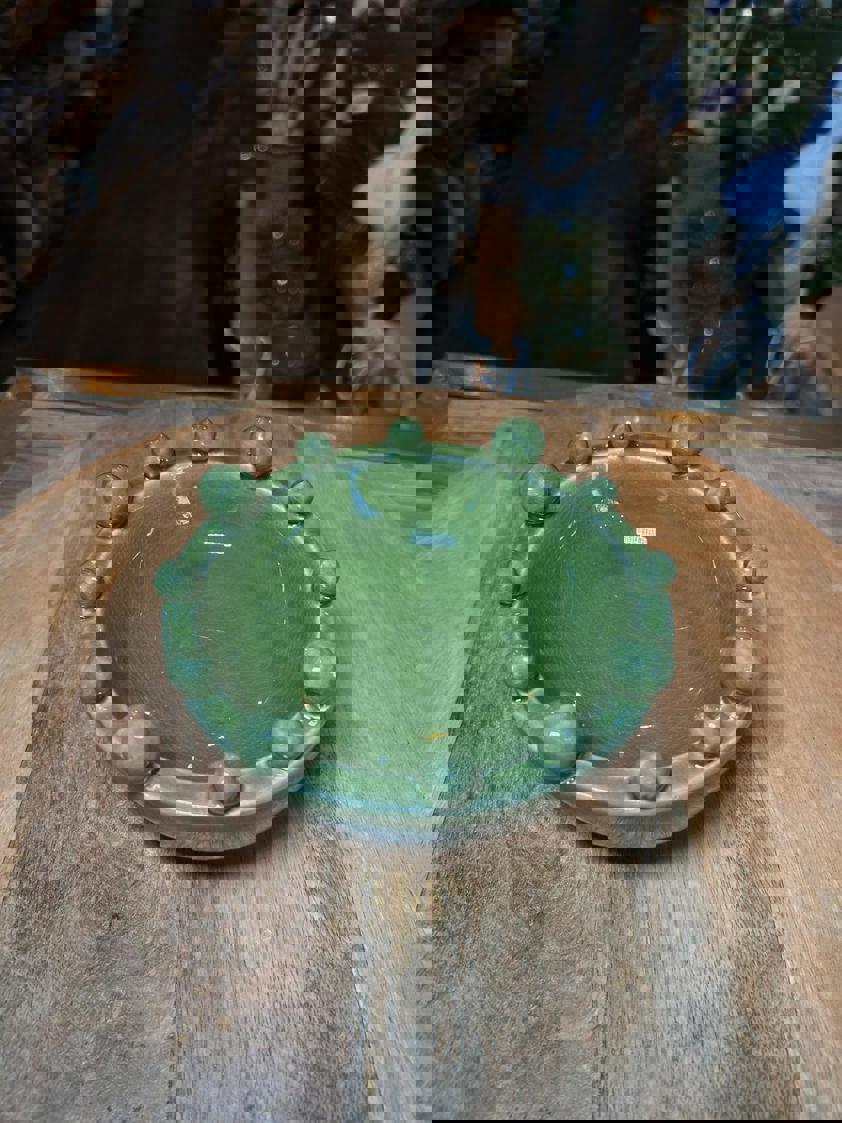 Green Bobble Trinket Bowl