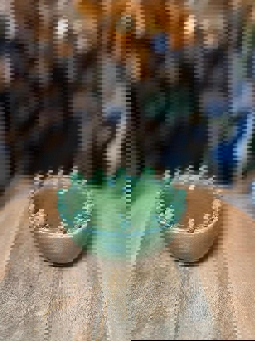 Green Bobble Trinket Bowl