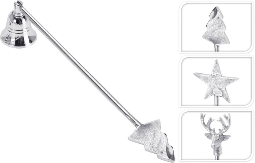 Stag Silver Candle Snuffer