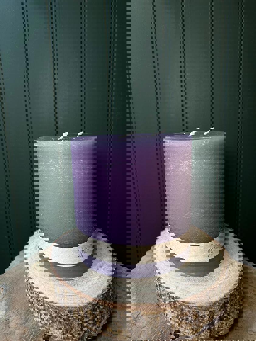 Purple Large Three Wick Candle