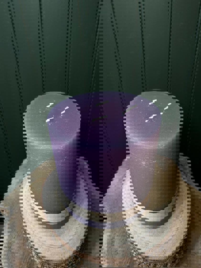Purple Large Three Wick Candle