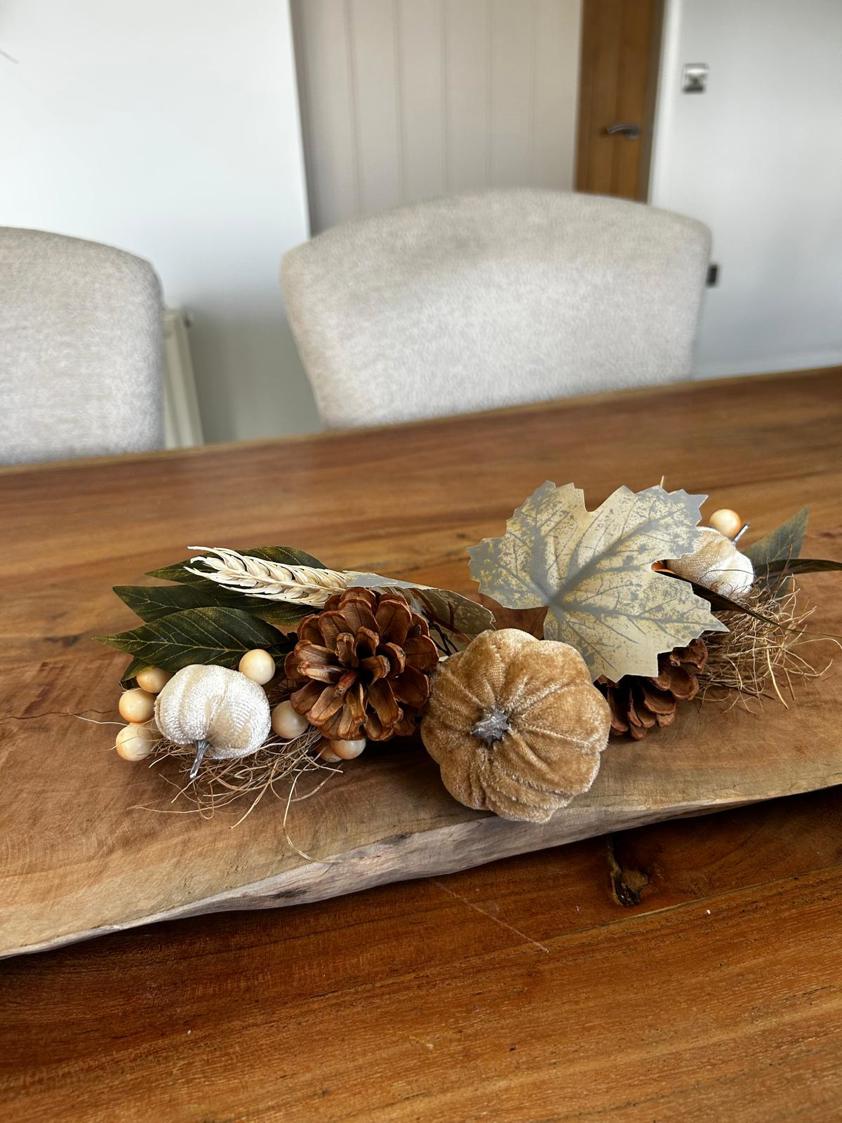 Autumn Woodland Pumpkin Swag