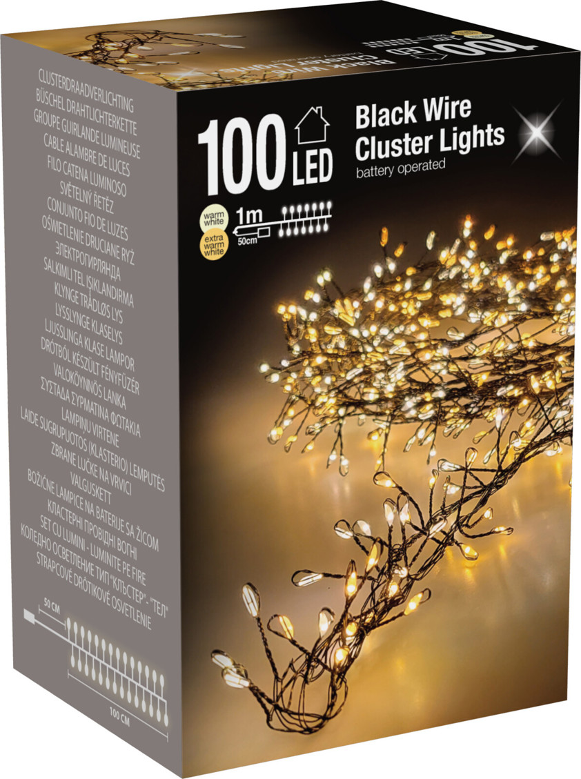 Blackwire Cluster Warm White Lights Blackwire Cluster Warm White Lights