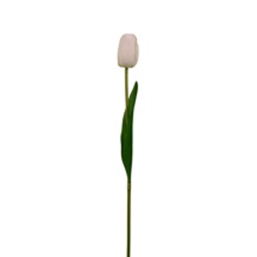 Cream Real Touch Tulip Stem