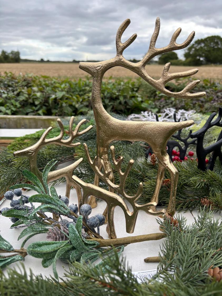 Small Gold Reindeer