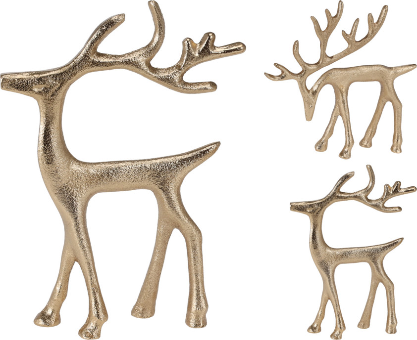 Small Gold Reindeer