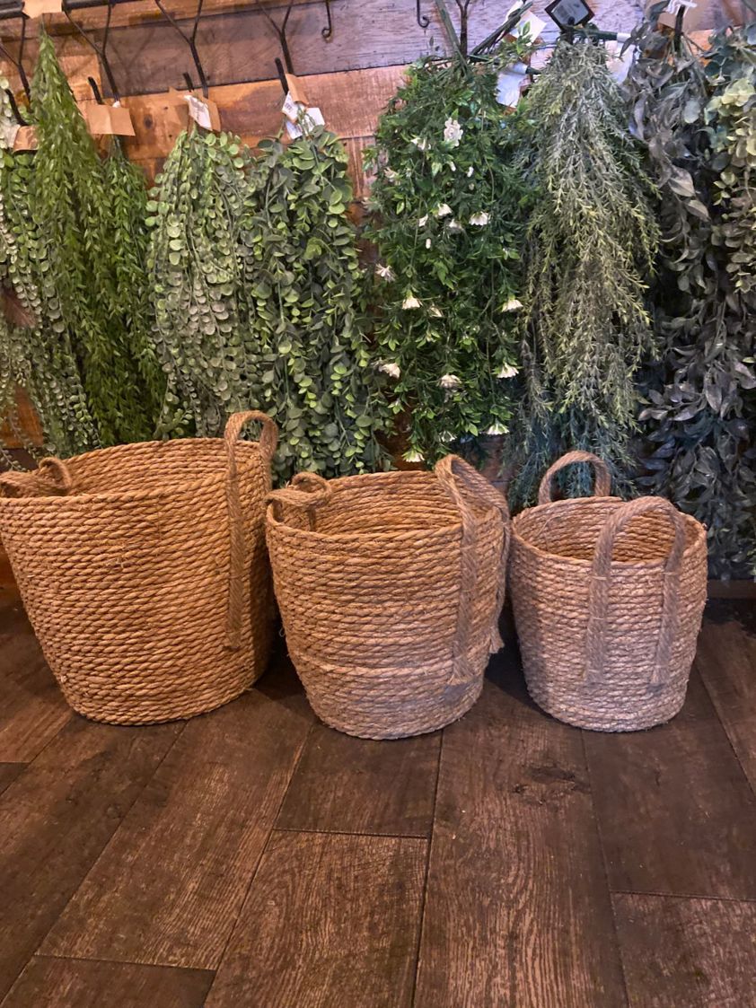 Natural Straw Baskets