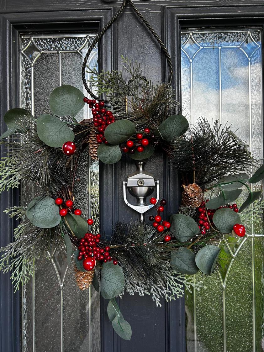 Large Christmas Berry Wreath