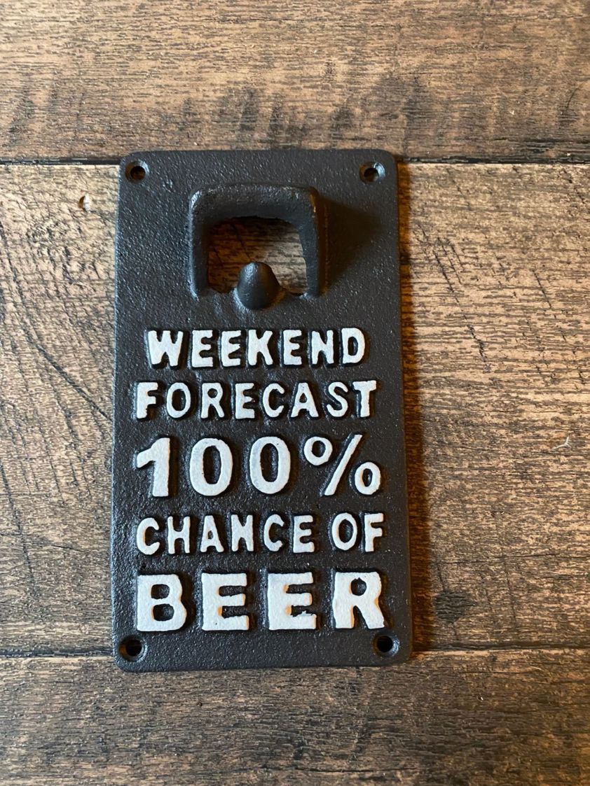 Weekend Forecast 100% Chance of Beer Opener