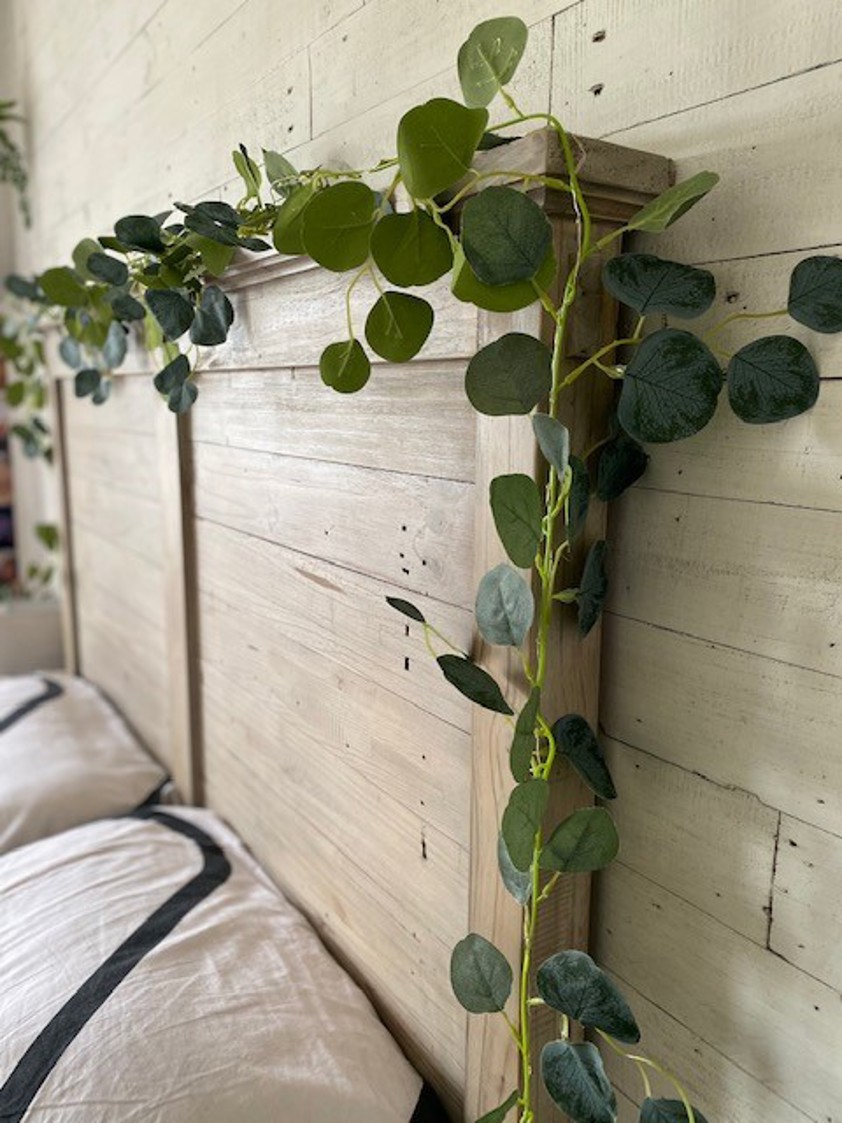 Artificial Eucalyptus Garland with lights