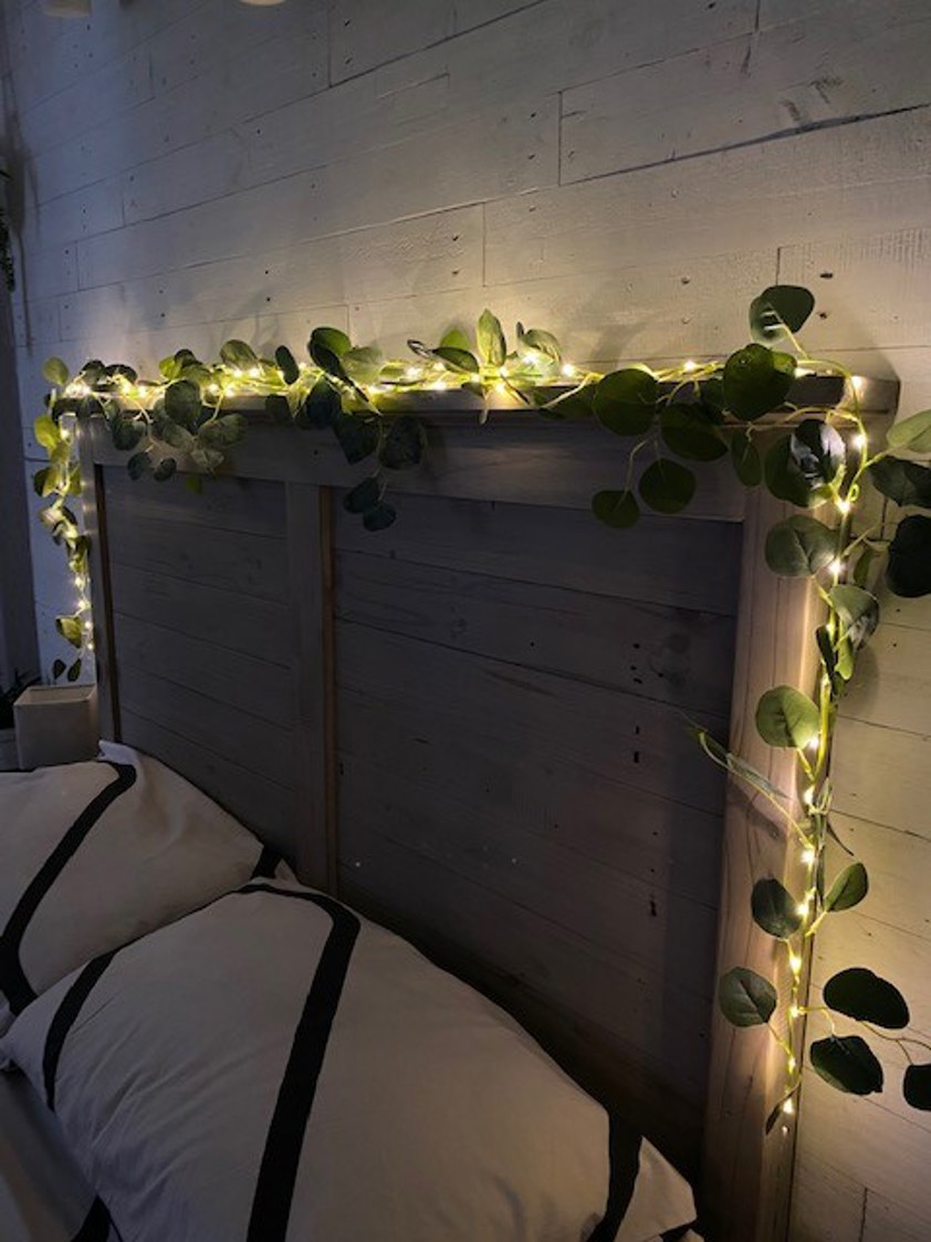 Artificial Eucalyptus Garland with lights