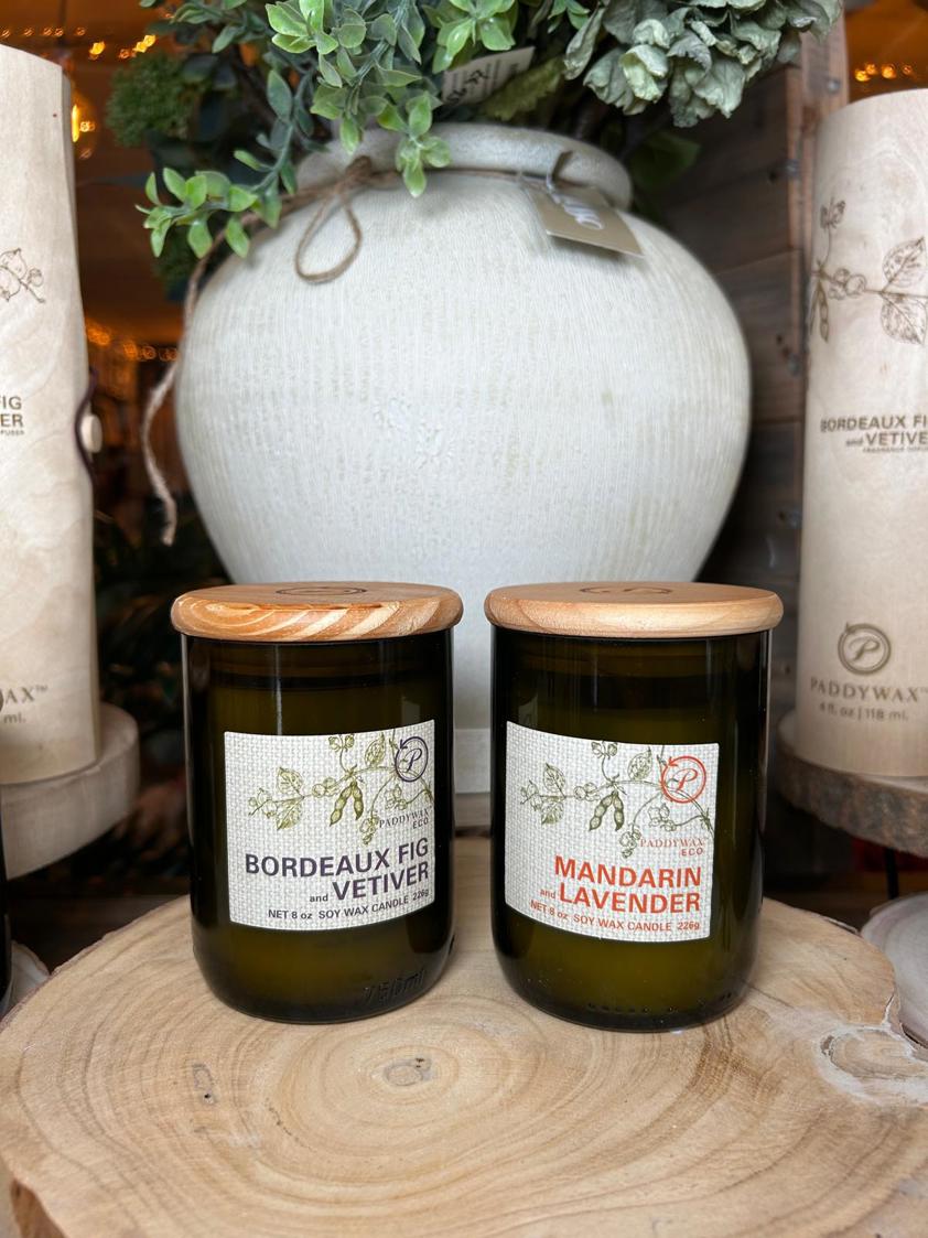 Paddy Wax Eco Green Recycled Glass Candle