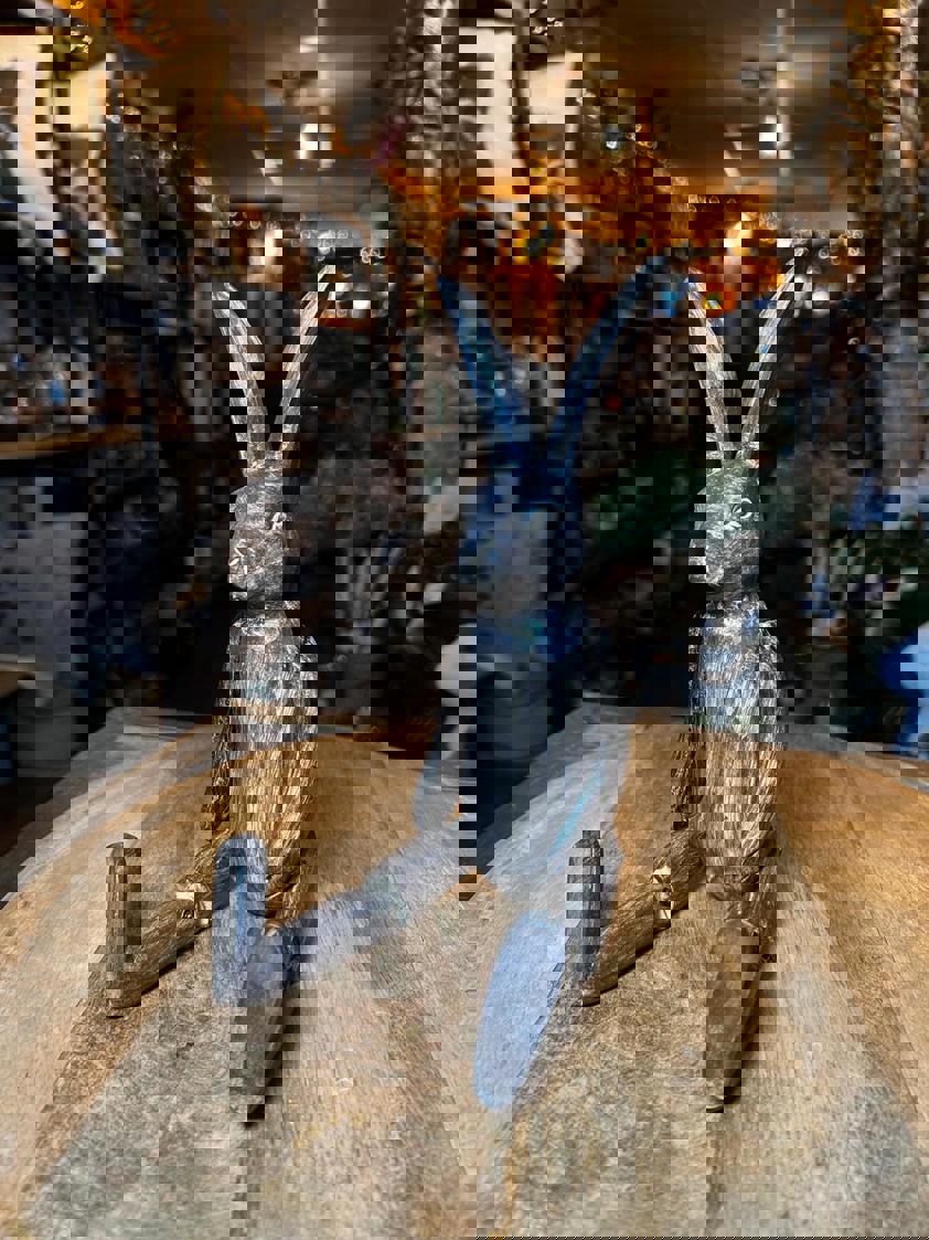 Brown Wood Effect Rabbit