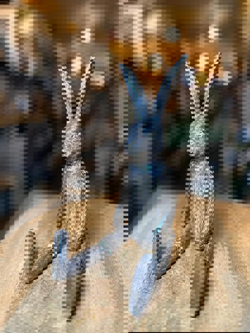 Brown Wood Effect Rabbit