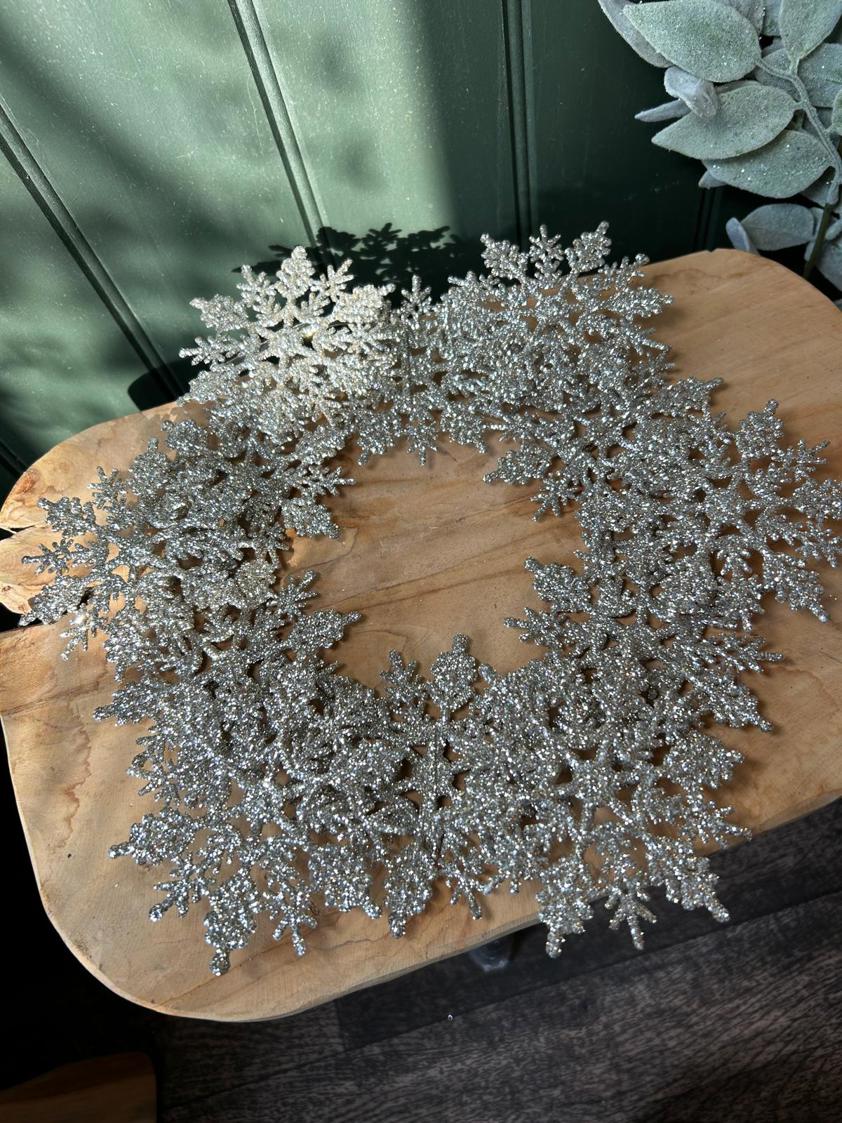 Champagne Glitter Snowflake