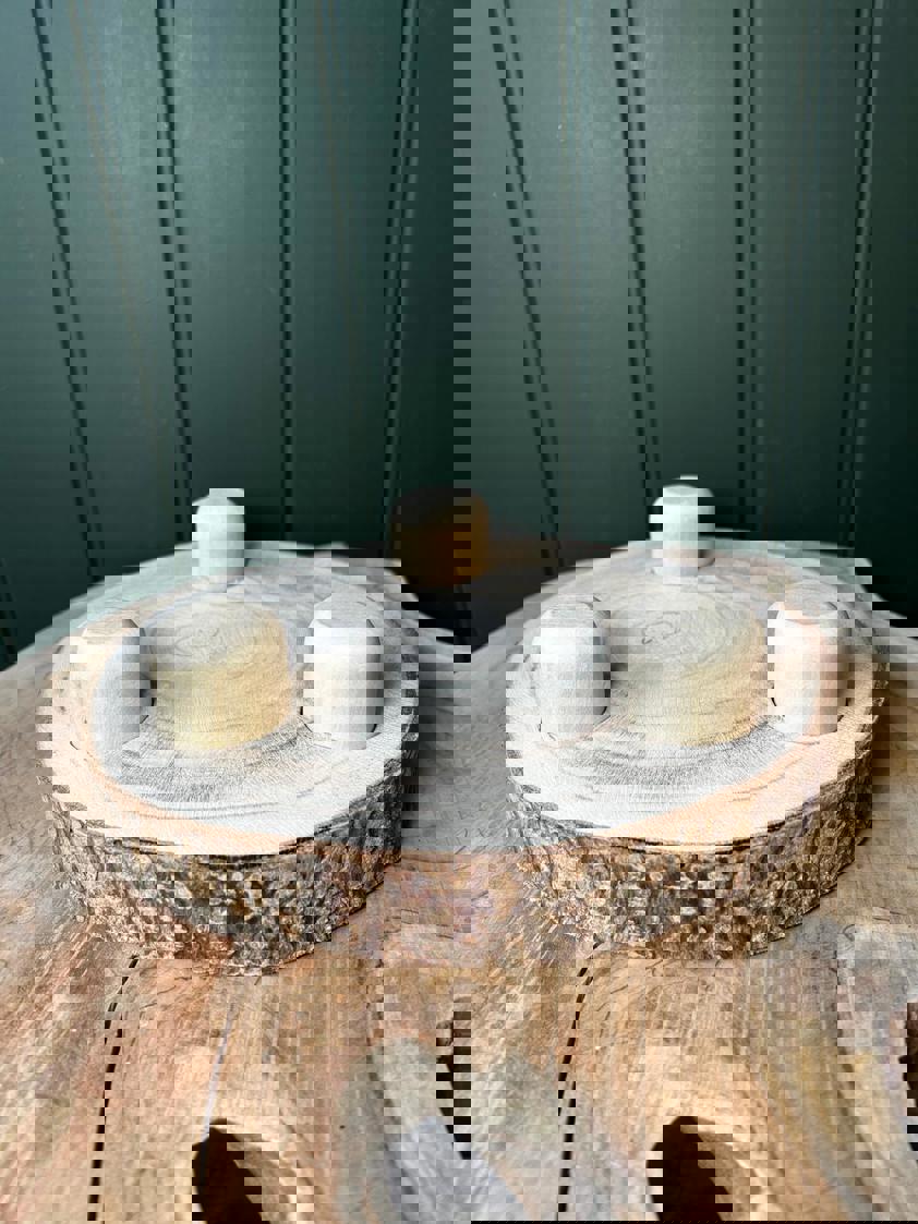 Bark Slice Wood Stand