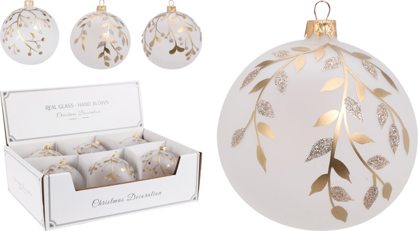 Hand Blown Glass Leaves Bauble Hand Blown Glass Leaves Bauble