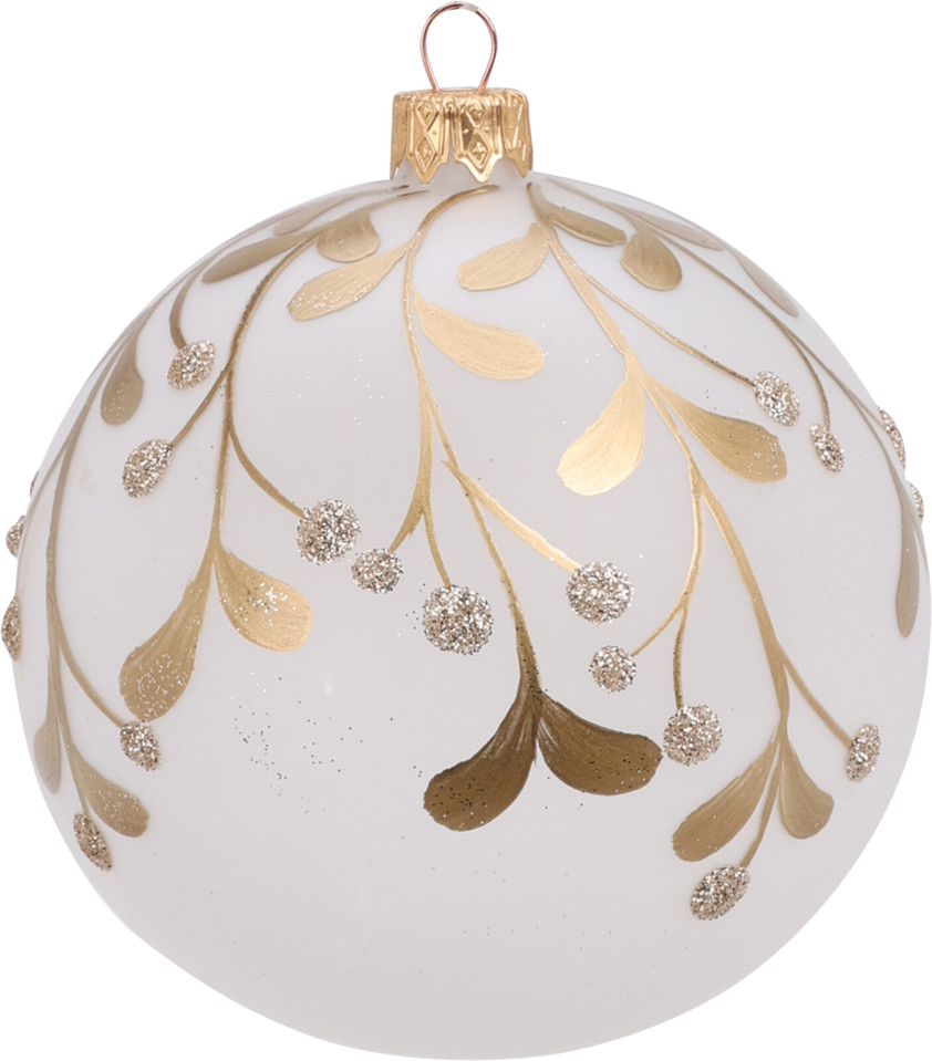 Hand Blown Glass Leaves Bauble Hand Blown Glass Leaves Bauble