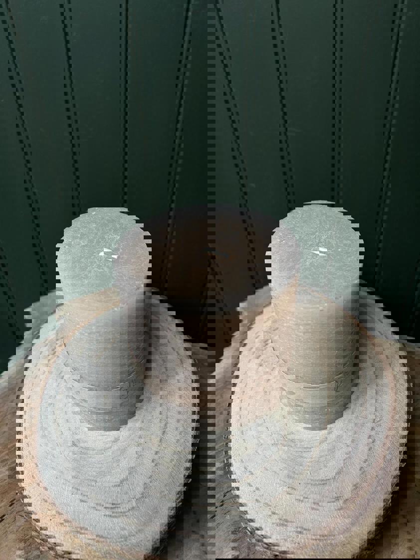 Light Pink Pillar Candle 10cm x 9cm