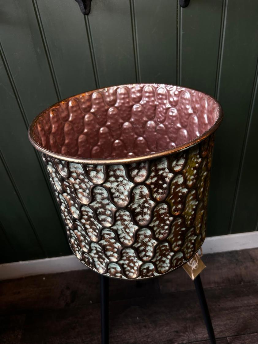 Metal Majestic Planter