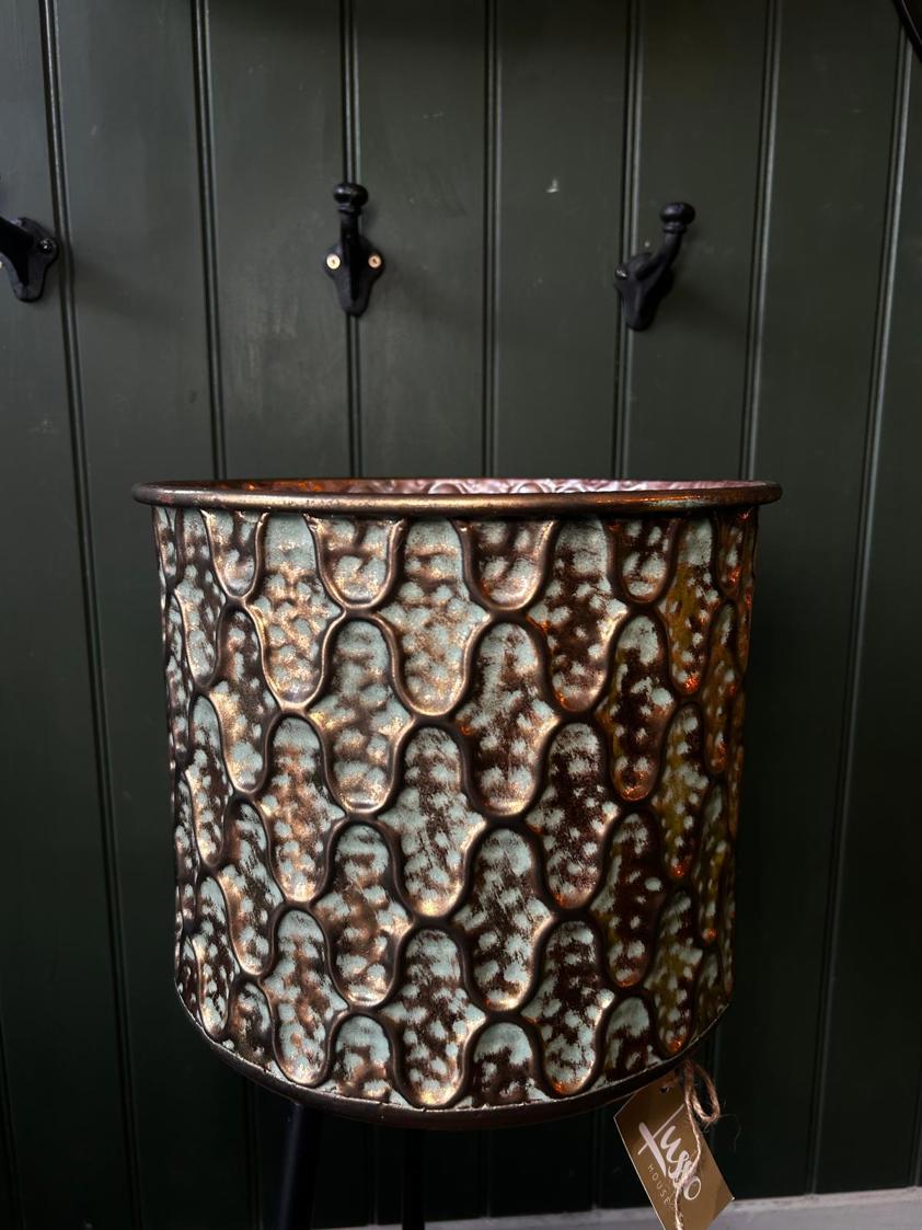 Metal Majestic Planter