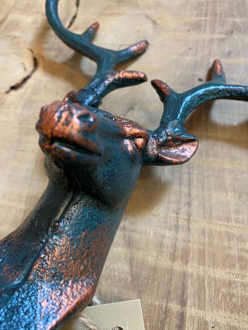 Stag Hook Copper & Dark Teal