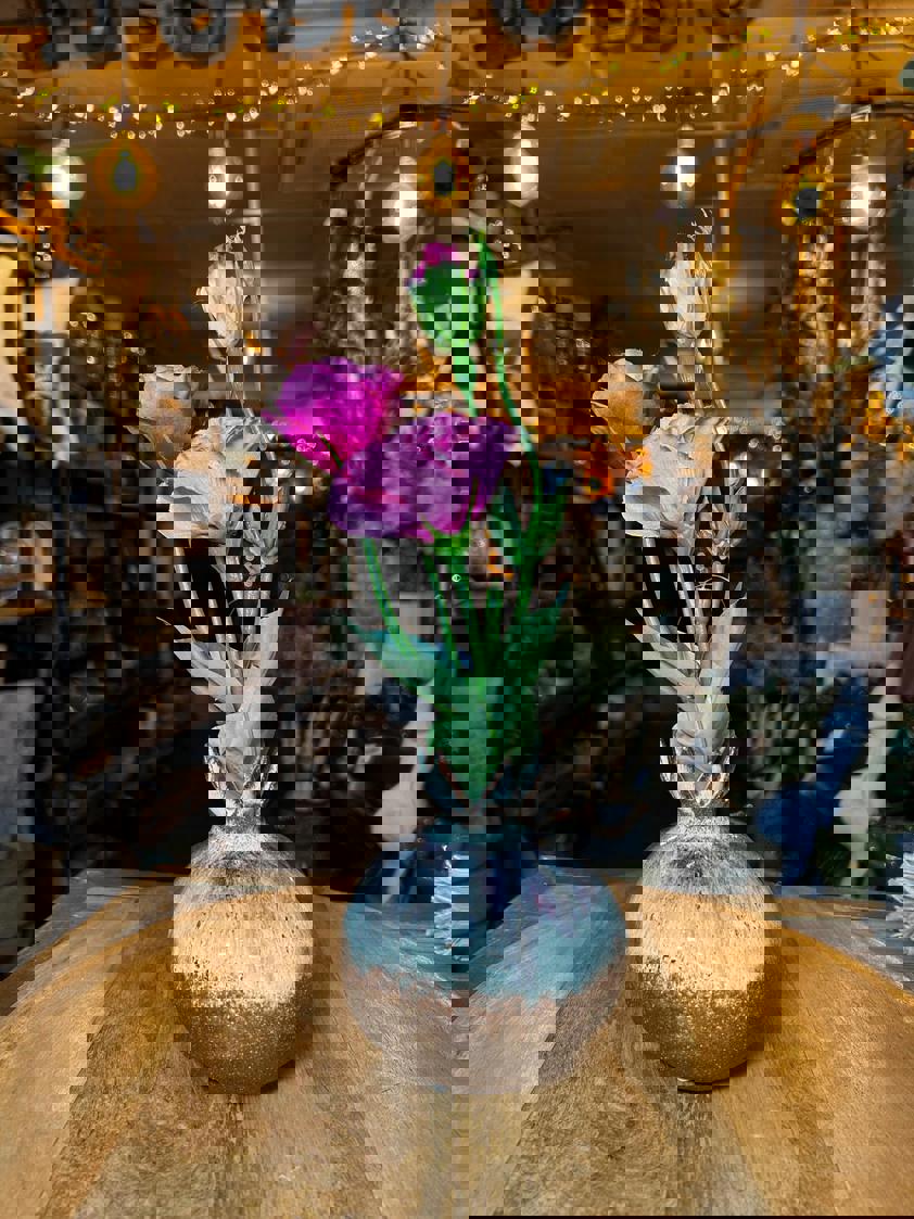 Small Round Pomegranate Vase