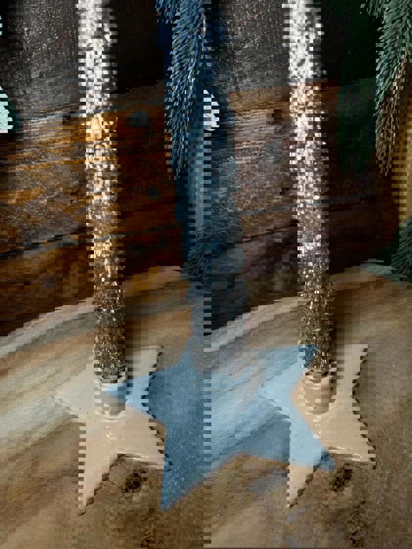 Porcelain Star Dinner Candle Holder