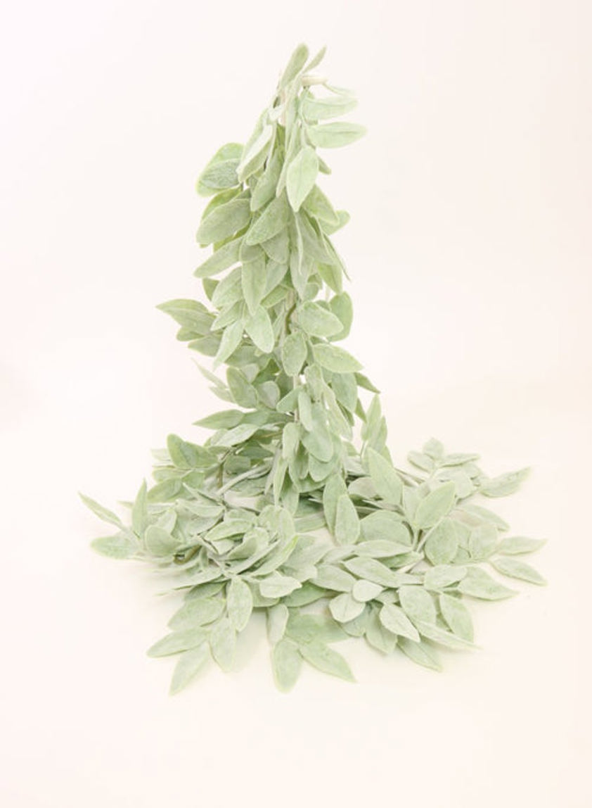 Frosted Sage Leaf Garland
