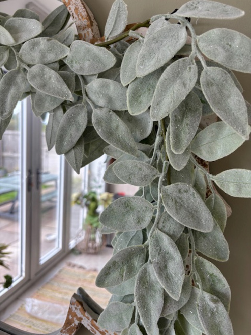 Frosted Sage Leaf Garland