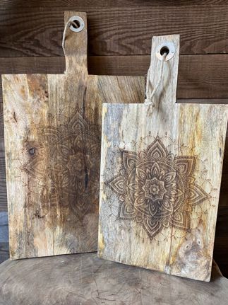  Bohemian Mango Wood Serving Board
