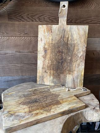  Bohemian Mango Wood Serving Board