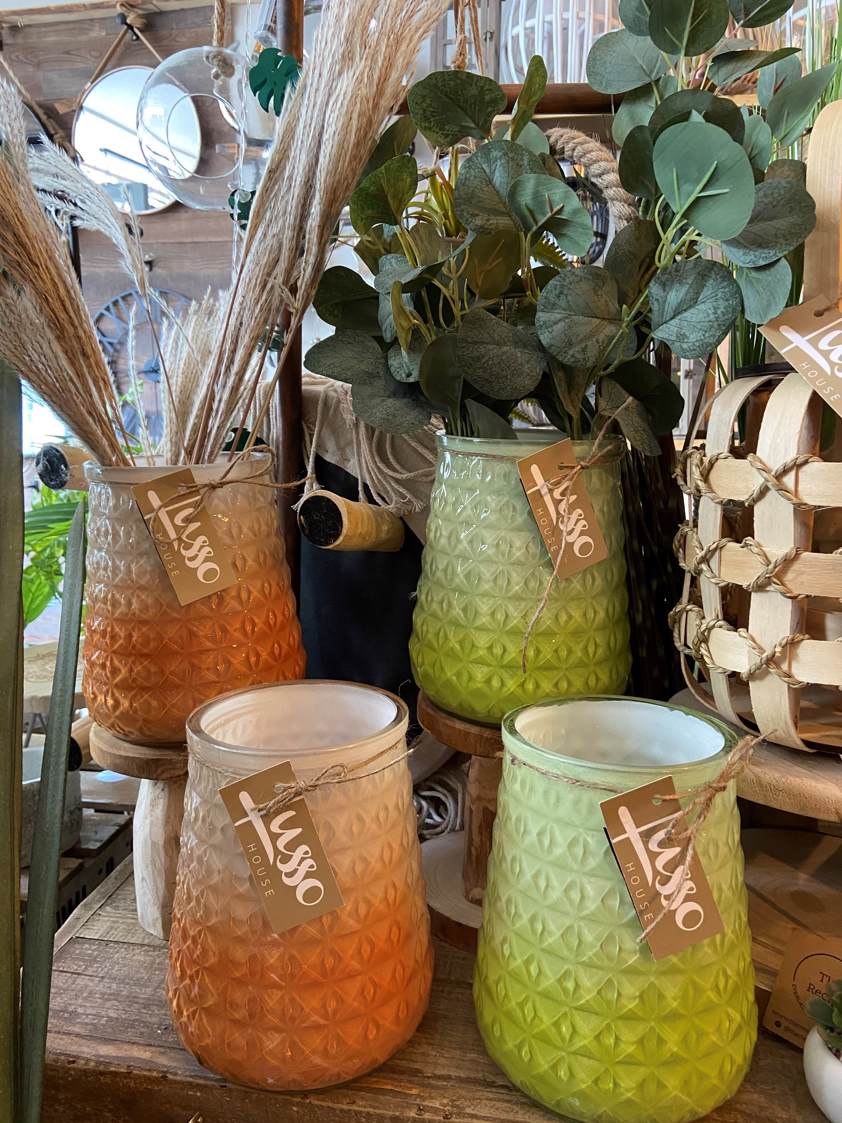 Green Summer Vases