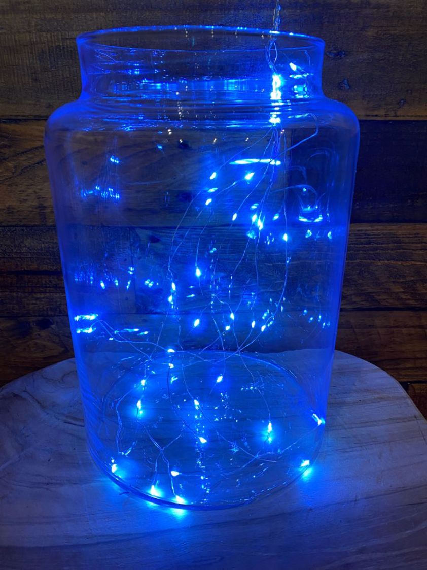 Cool White (Blue Tint) 40LED Cascade Lights