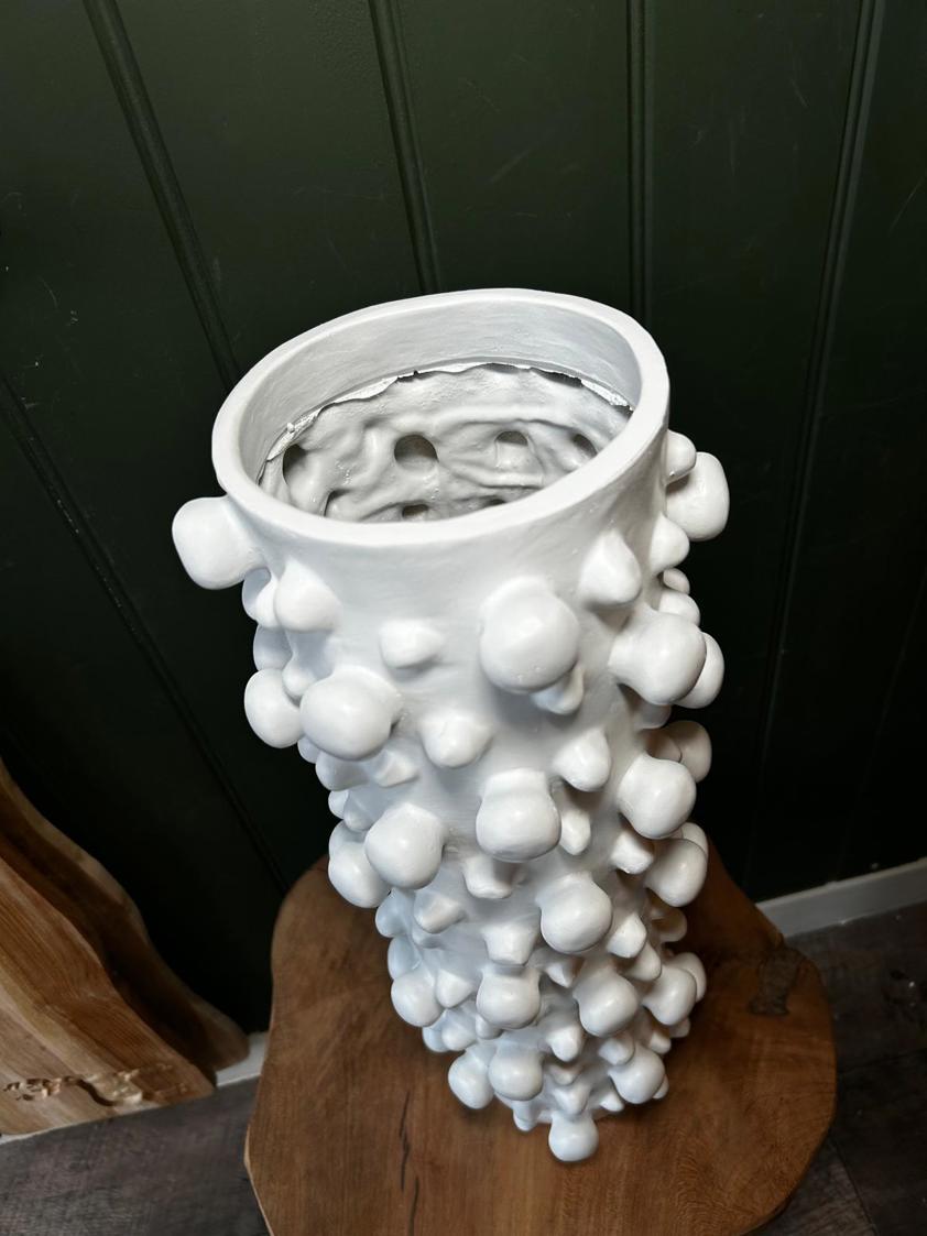 White Bobble Vase