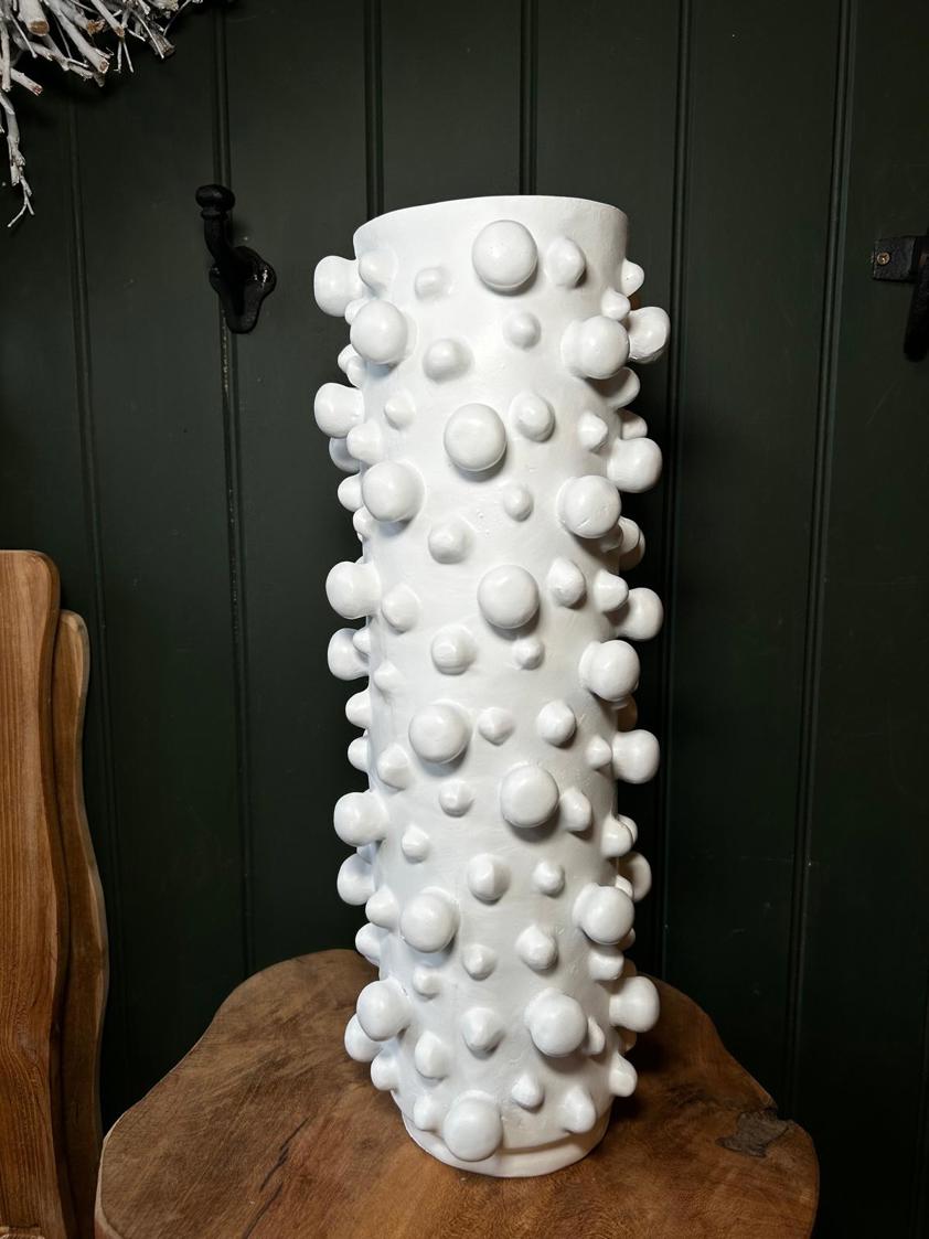 White Bobble Vase