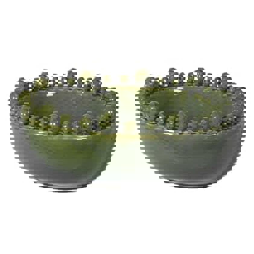 Green Round Bobble Bowl