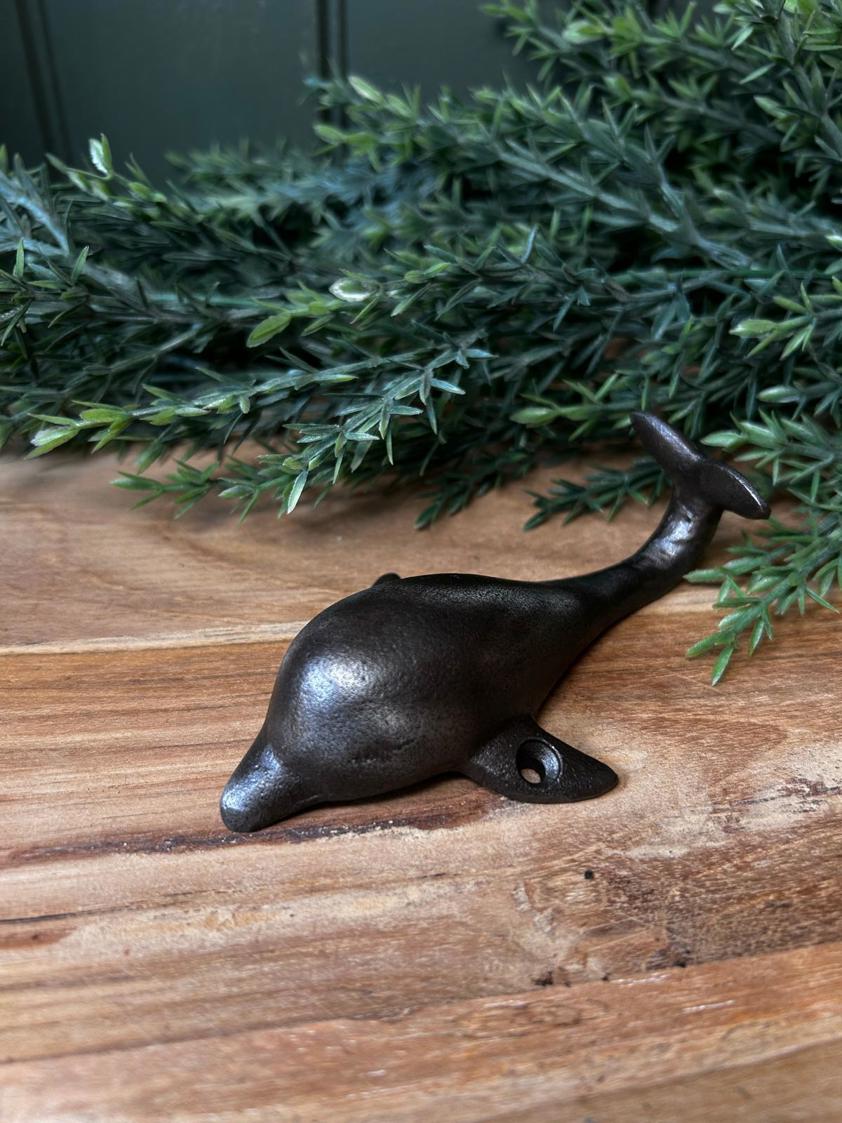 Cast Iron Dolphin Coat Hook