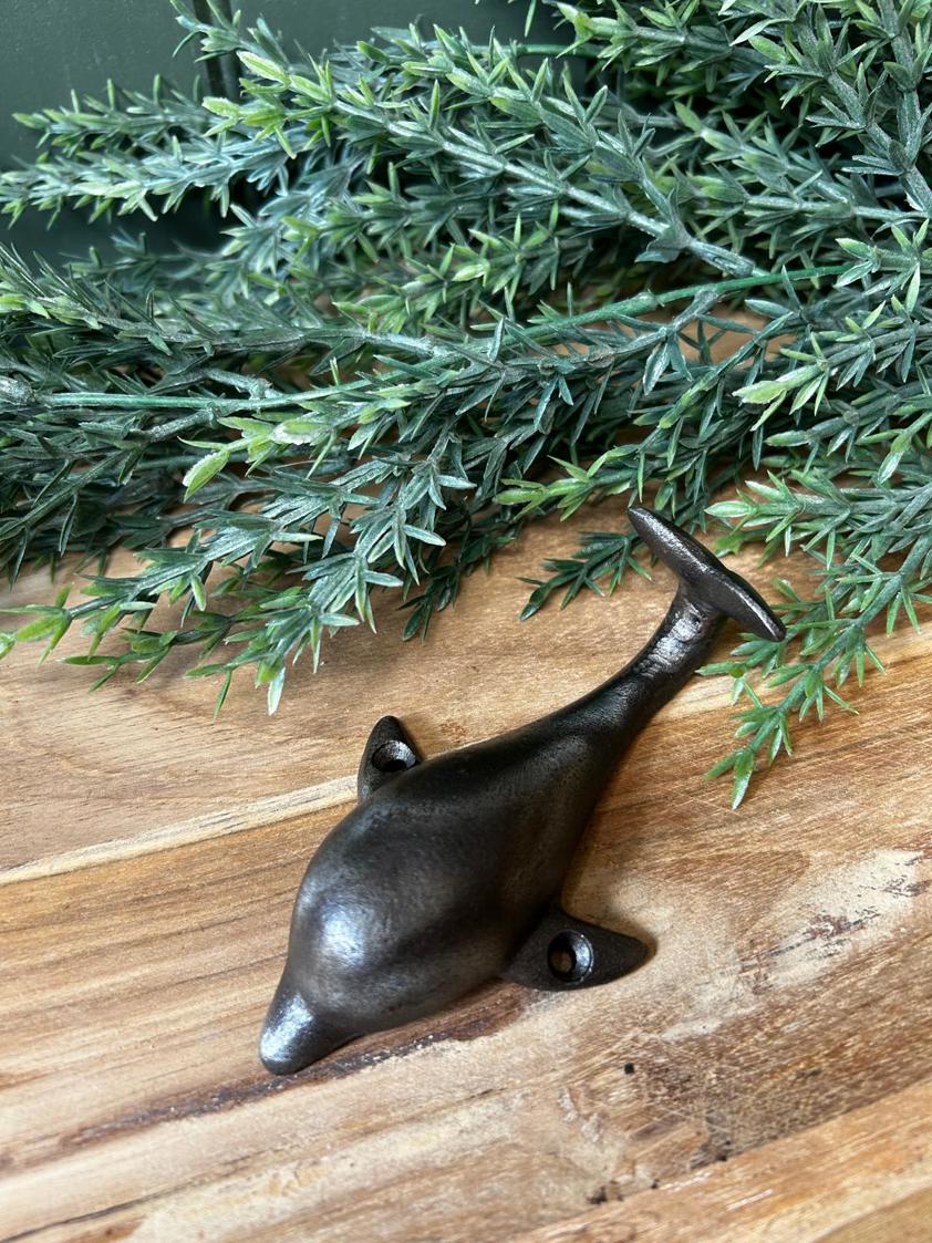 Cast Iron Dolphin Coat Hook