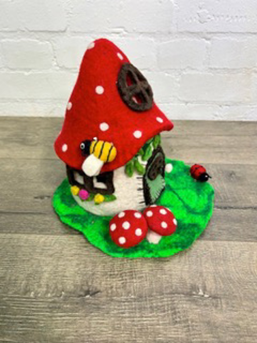 Felt Mushroom House