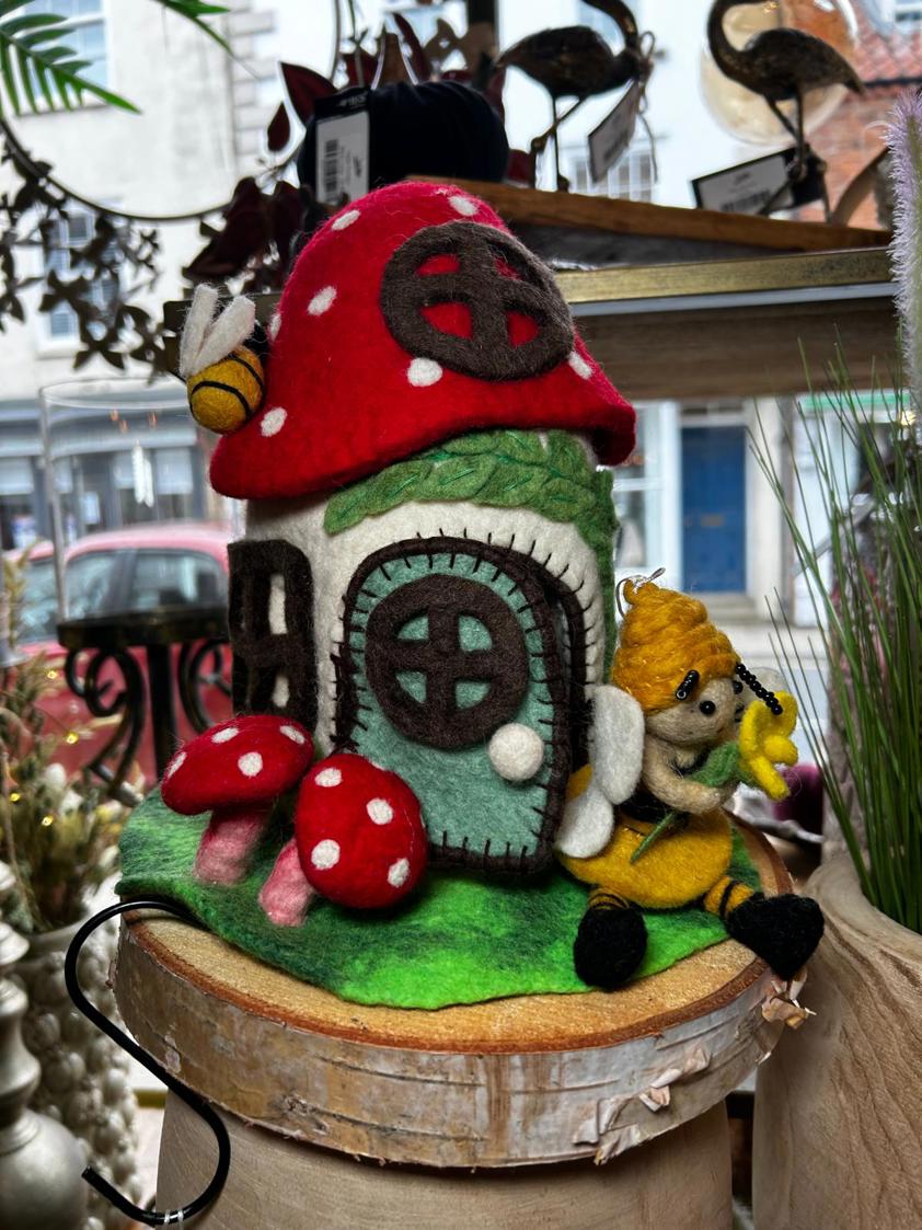 Felt Mushroom House