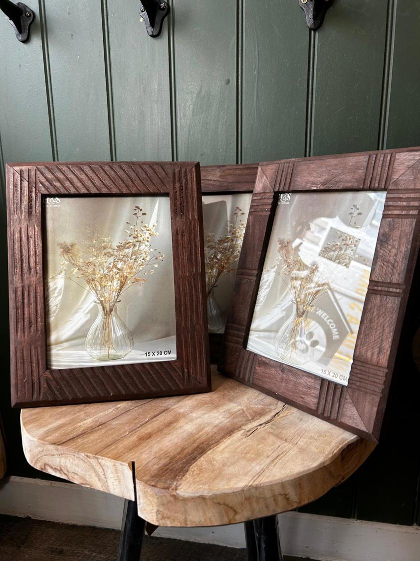 Photo Frame Mango Wood Dark
