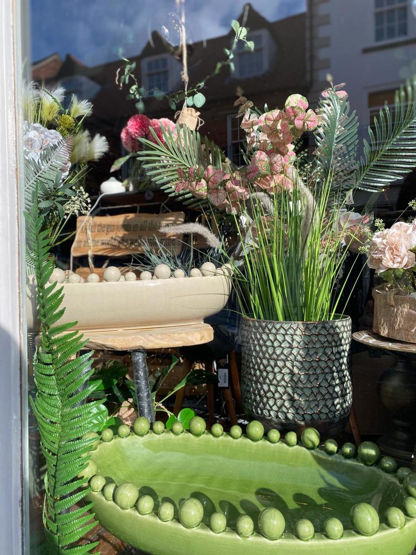 Decorative Oval Bobble Bowl