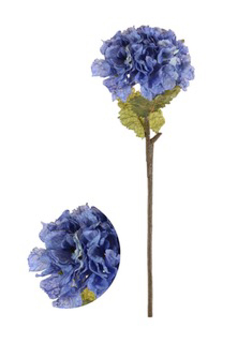 Dried Touch Ruffled Blue Hydrangea
