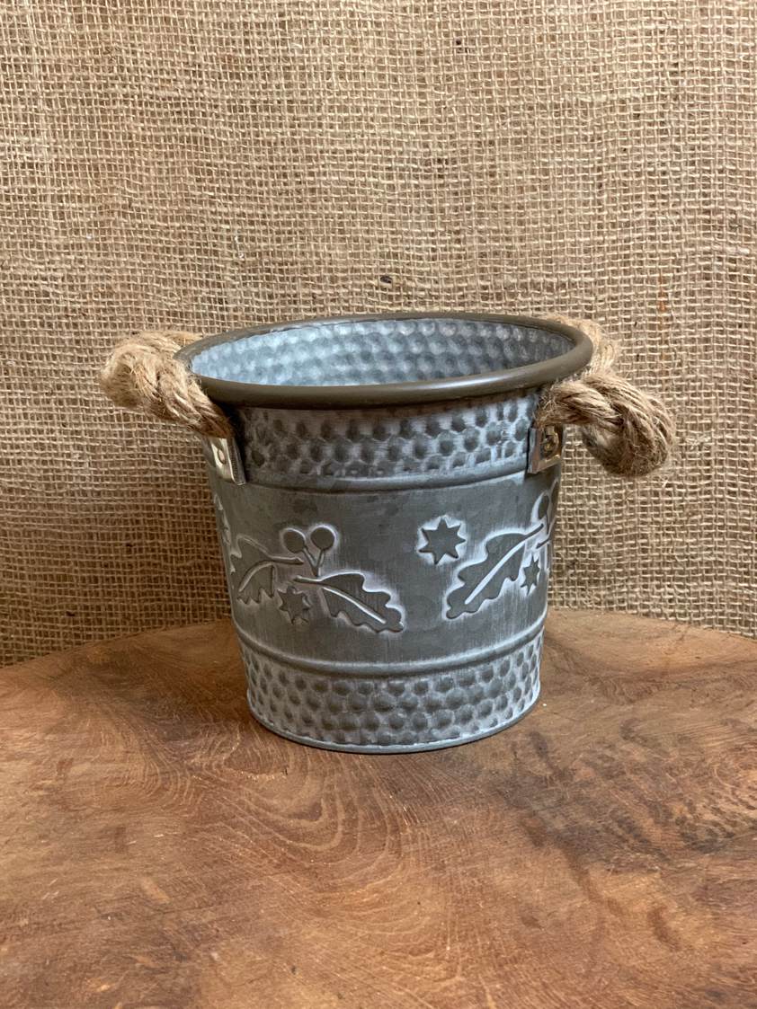 Xmas Zinc Planter